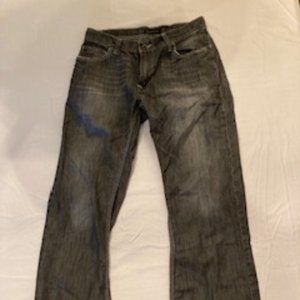 Men's Faded Black Jeans